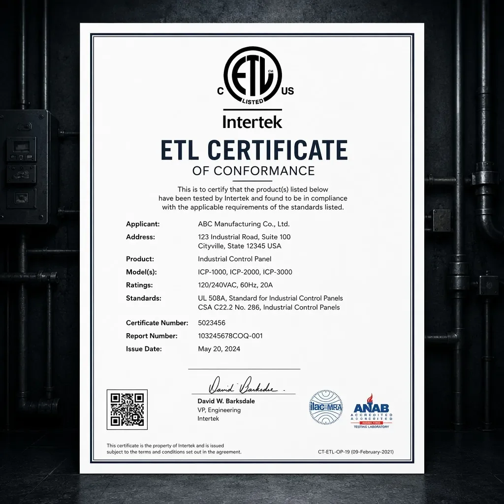 YZPOWER battery charger ETL certification - North America Safety
