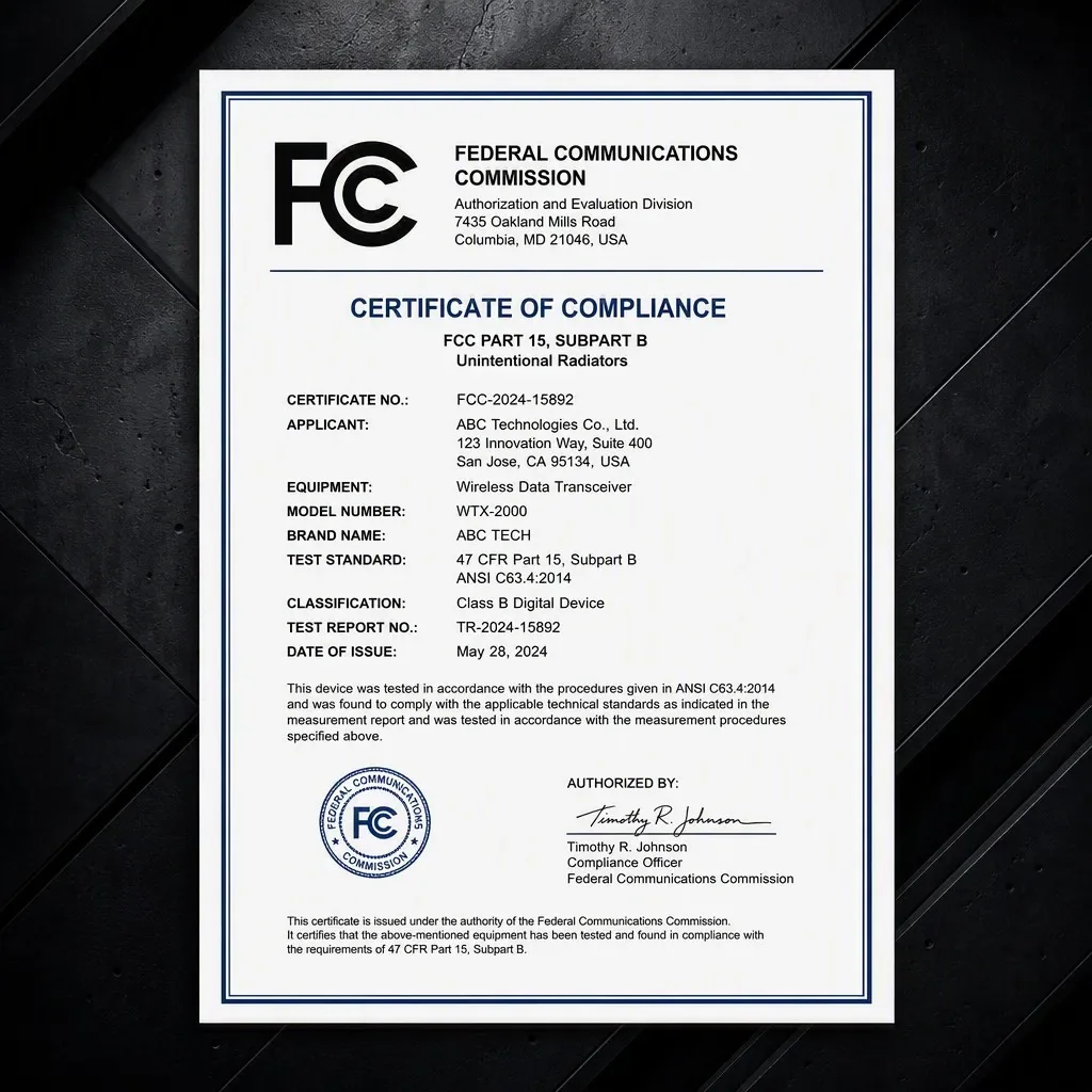 YZPOWER battery charger FCC certification - Federal Communications