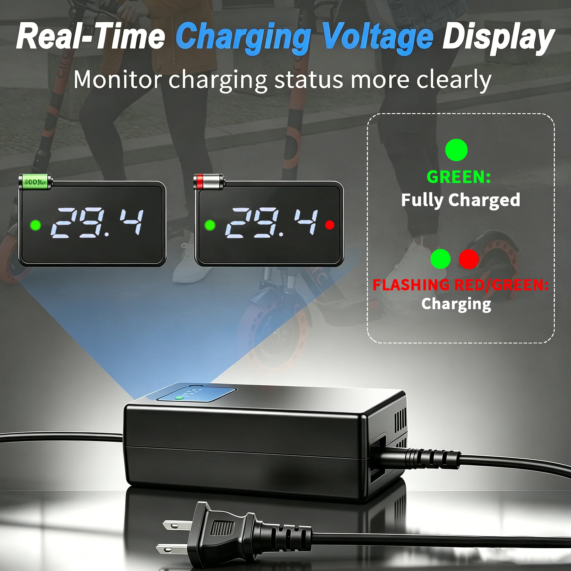 29.4V 4A Battery Charger (view 2)