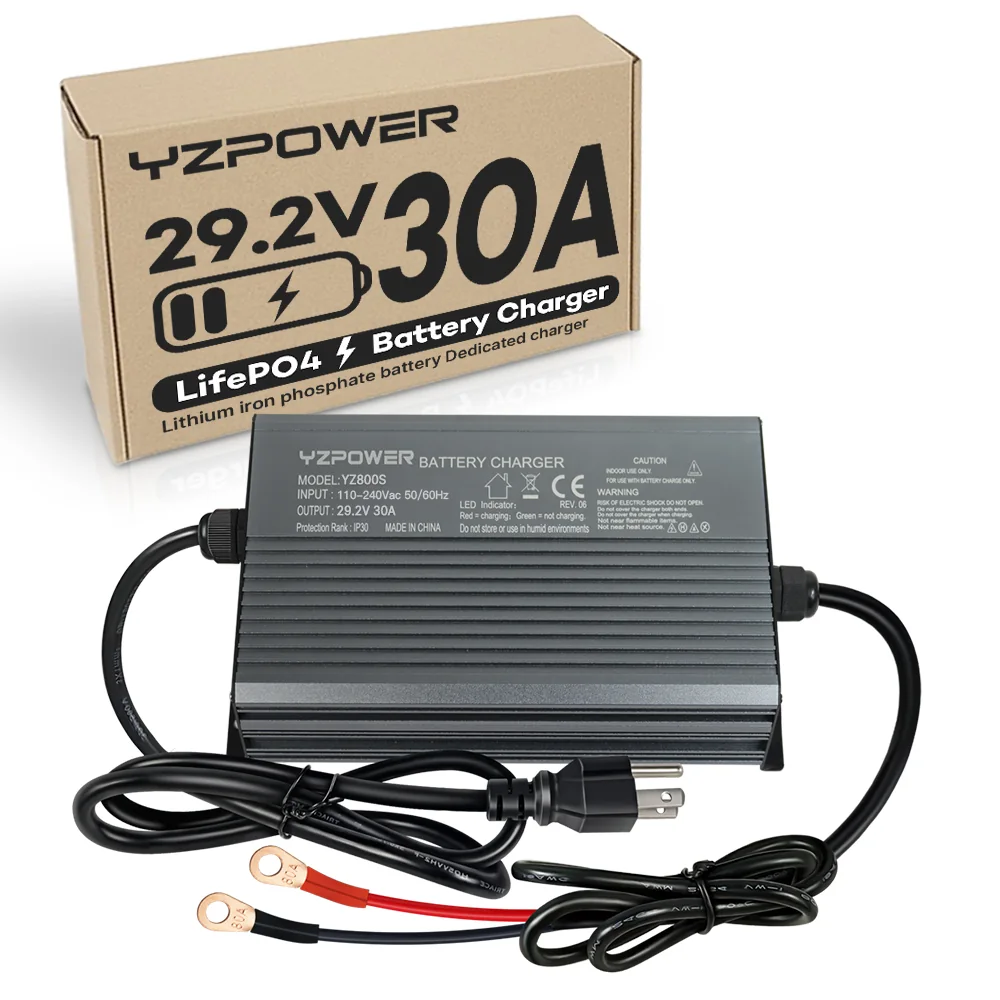 24V AGV AMR 29.2V 30A LiFePO4 Charger - detail view 2