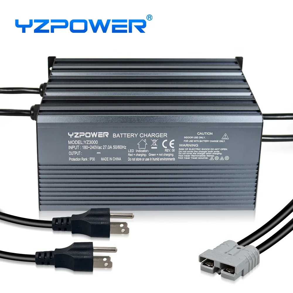 YZPOWER 180A High-Capacity 12V Battery Charger for Camping - detail view 2