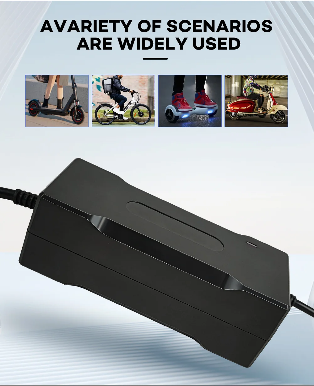 12V Lithium Lead Acid LiFePO4 12.6V 14.6V 8A Battery Charger - detail view 2