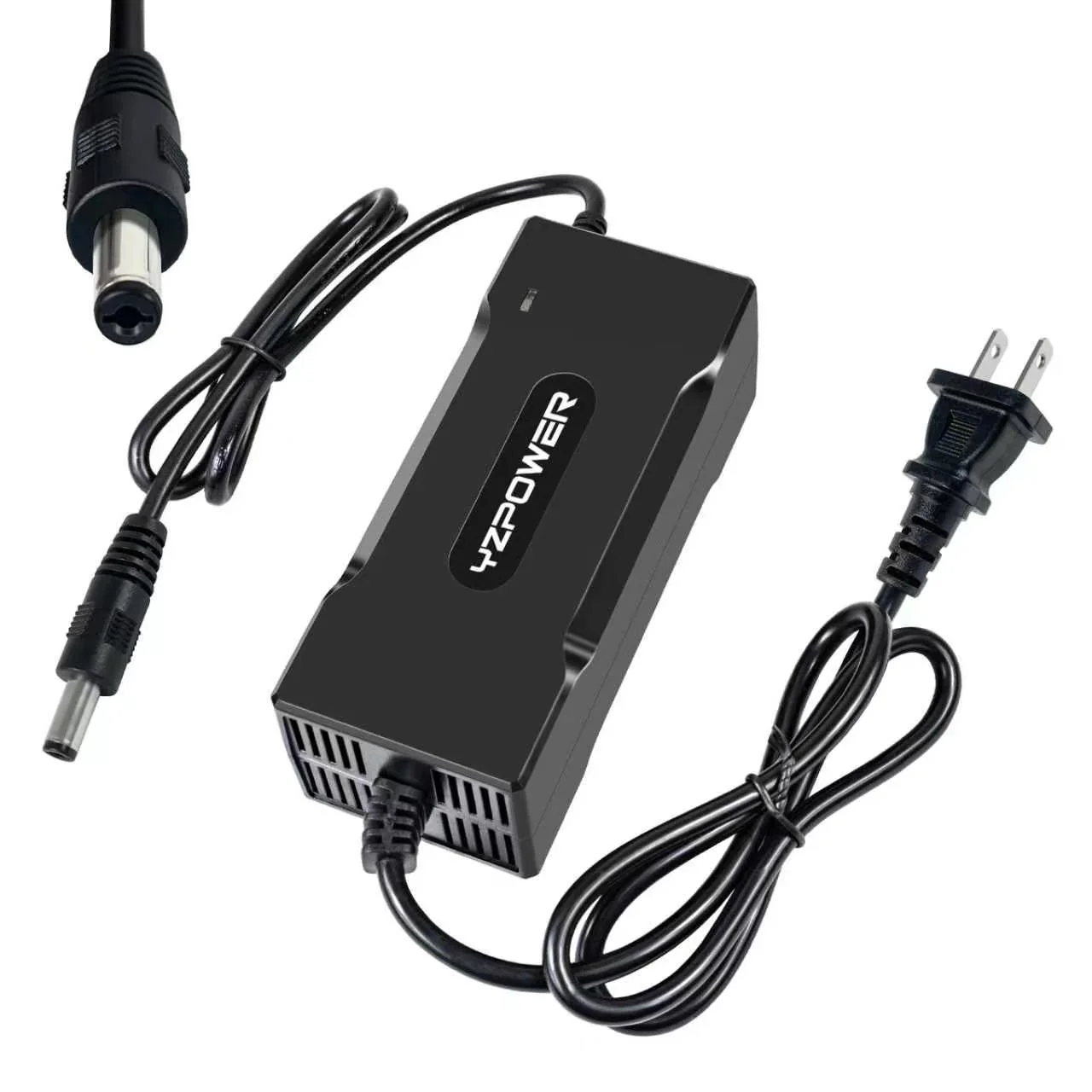 Universal 42V 2A Smart Battery Charger for 36V Electric Scooter & E-Bike, Fast Charging Power Supply with Multi-Plugs (DC/GX16/XLR) (view 3)